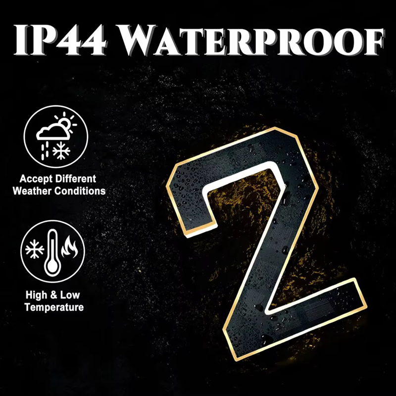 Outdoor Power Number - ضوء رقم المنزل يعمل بالطاقة الشمسية
