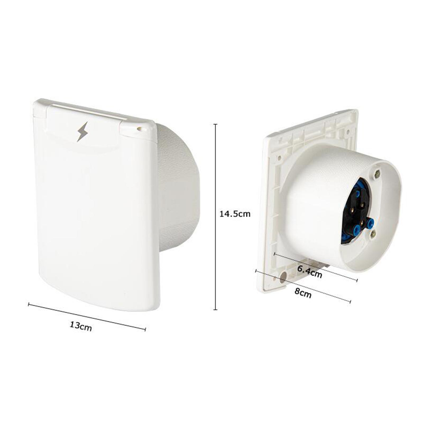 Outdoor Power Socket With Lock - مقبس طاقة خارجي 16 أمبير للمركبات