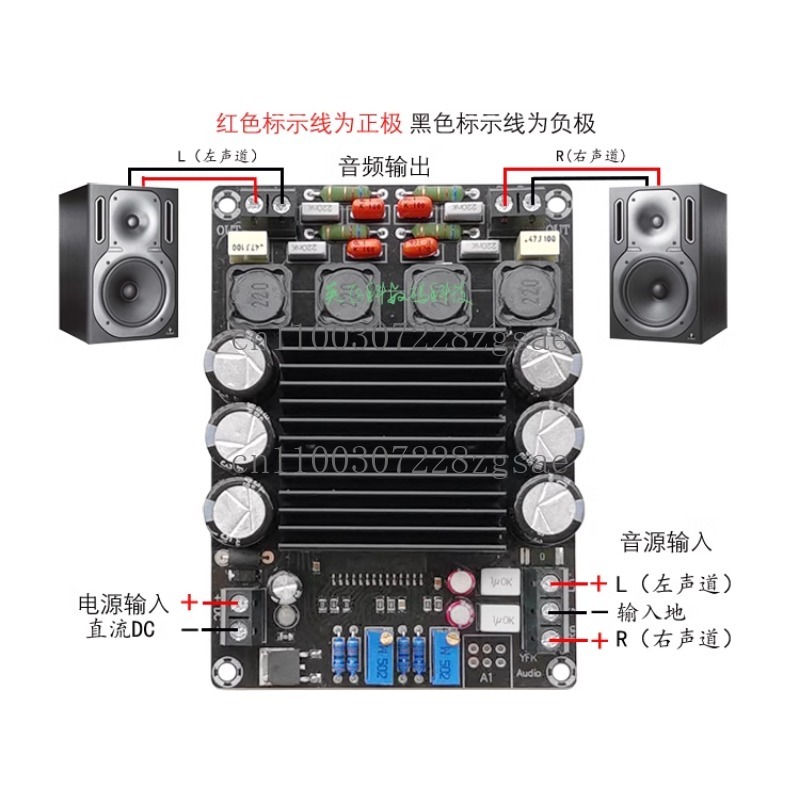 Quality Outdoor Power - لوحة مكبر صوت رقمي STA508 من