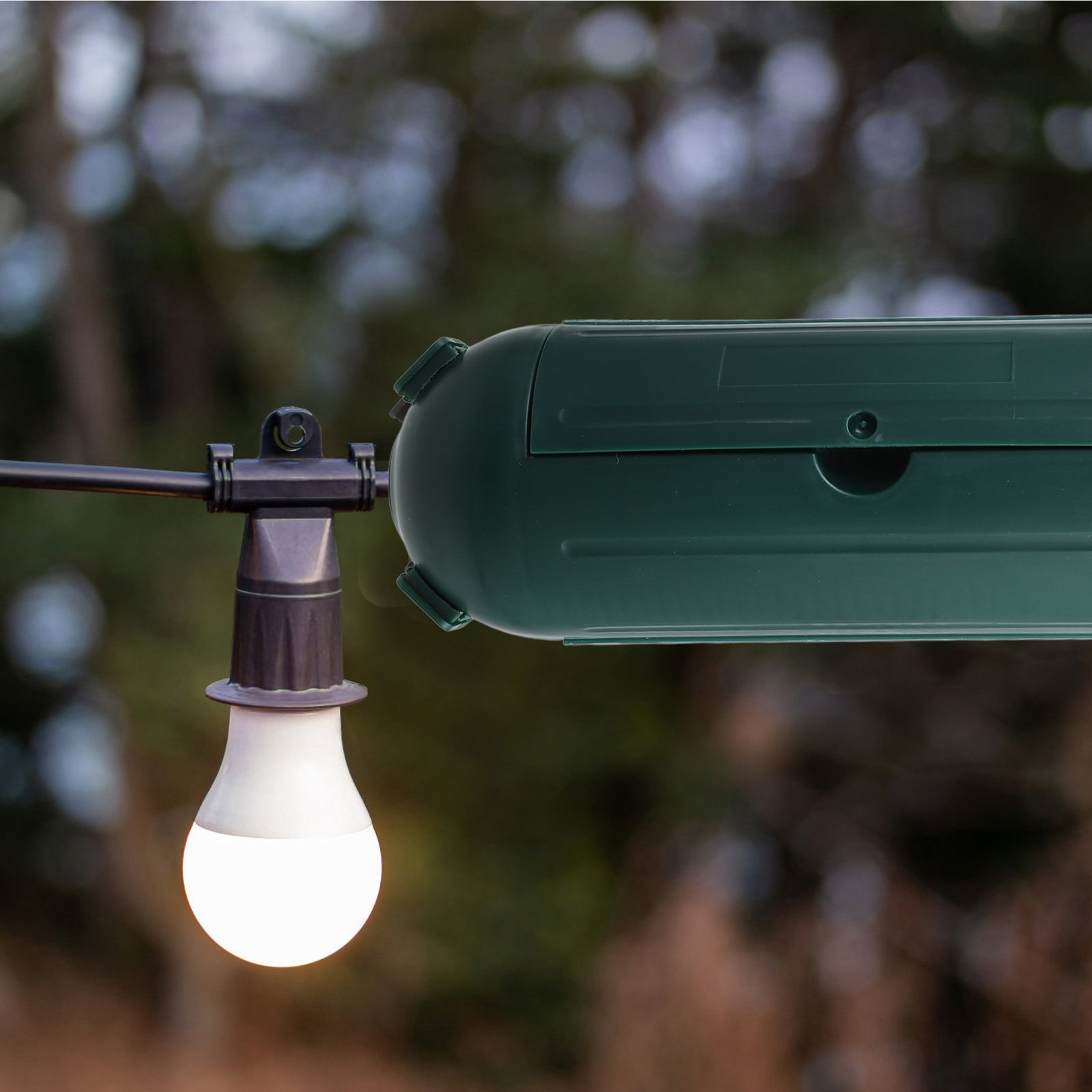 Outdoor Power Strip With Cover - صندوق توصيل كهربائي آمن لأسلاك التمديد،