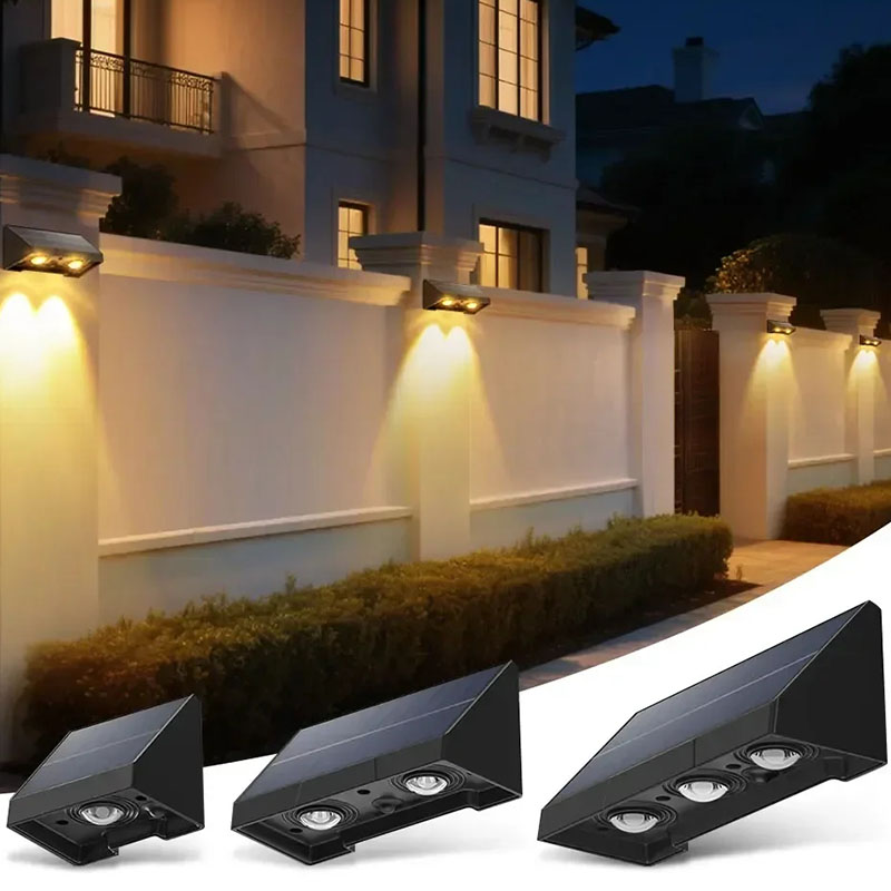 Outdoor Power Number - مصباح جداري يعمل بالطاقة الشمسية في