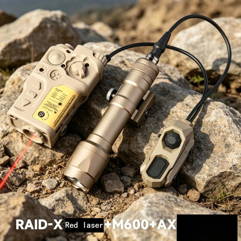 Outdoor Power Parts - طقم تكتيكي قابل للتعديل بضوء أخضر