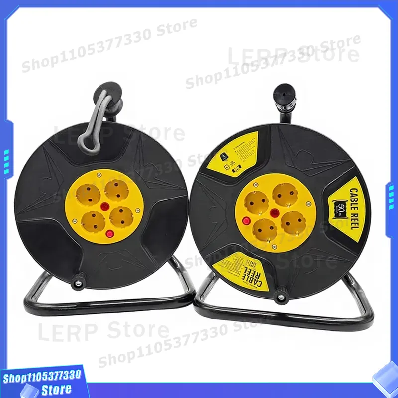 Outdoor Power Reel - كابل تمديد شديد التحمل بطول 25