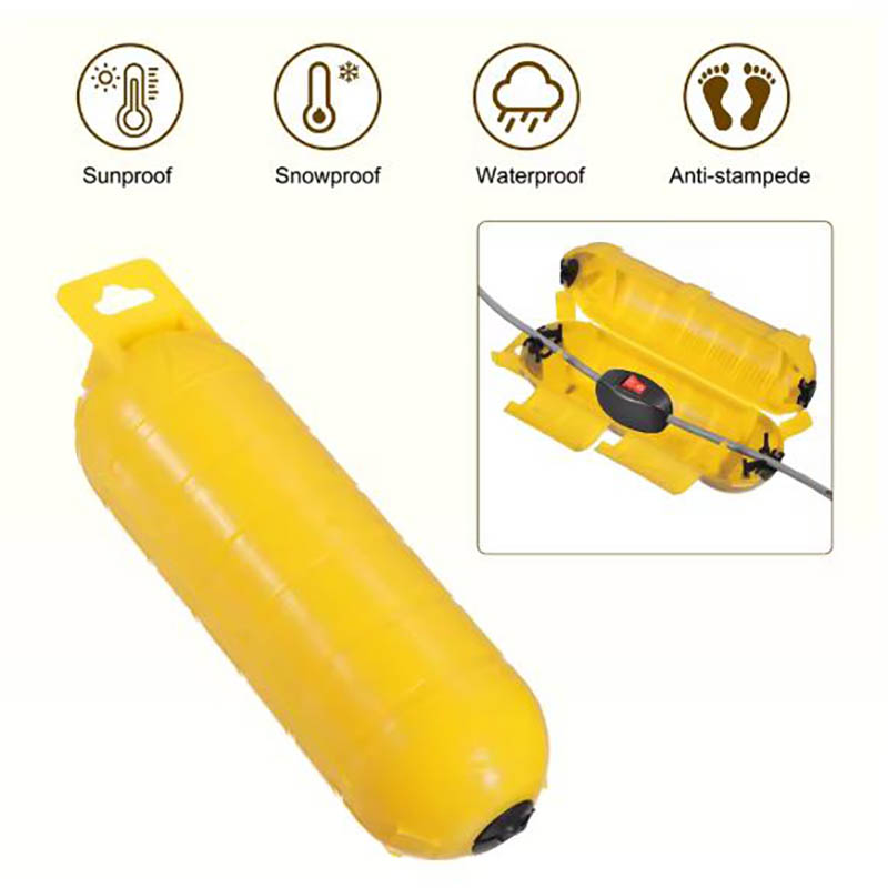 Outdoor Power Strip With Cover - 1/3 قطعة غطاء حماية لكابل التوصيل