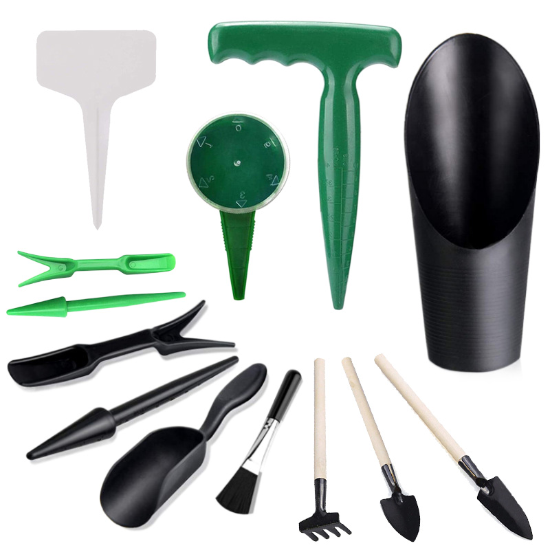 Garden Tiller Mini - مجموعة أدوات البستنة الصغيرة لوحة التسمية
