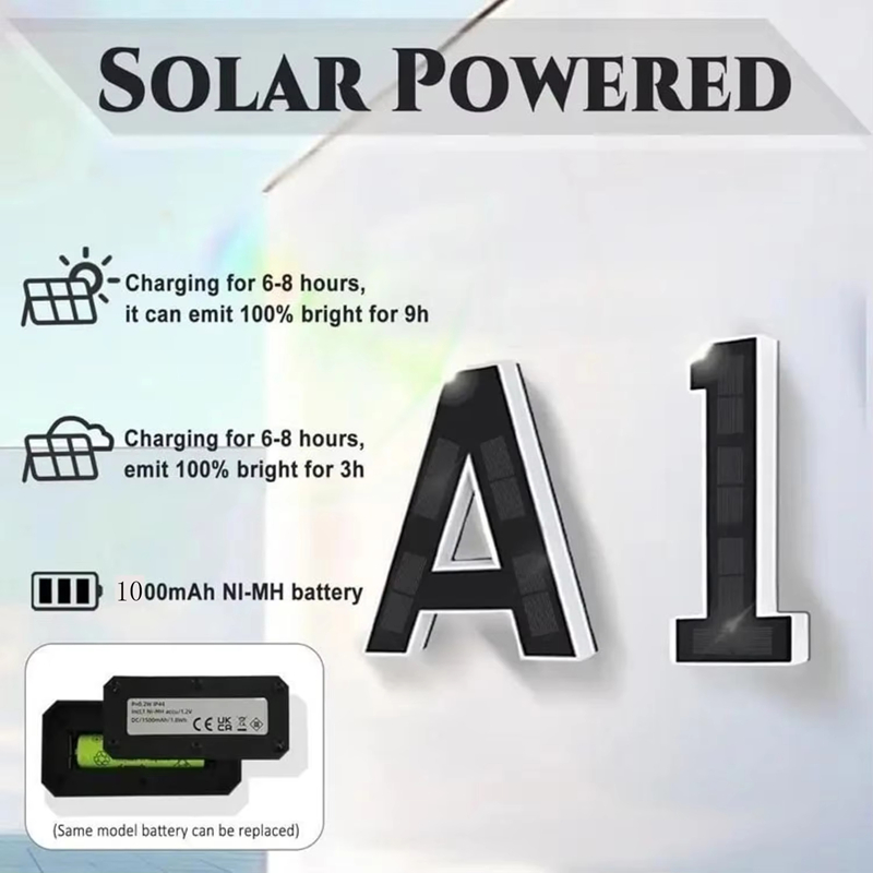 ضوء رقم المنزل يعمل بالطاقة ال - مراجعة Outdoor Power Number وسعره