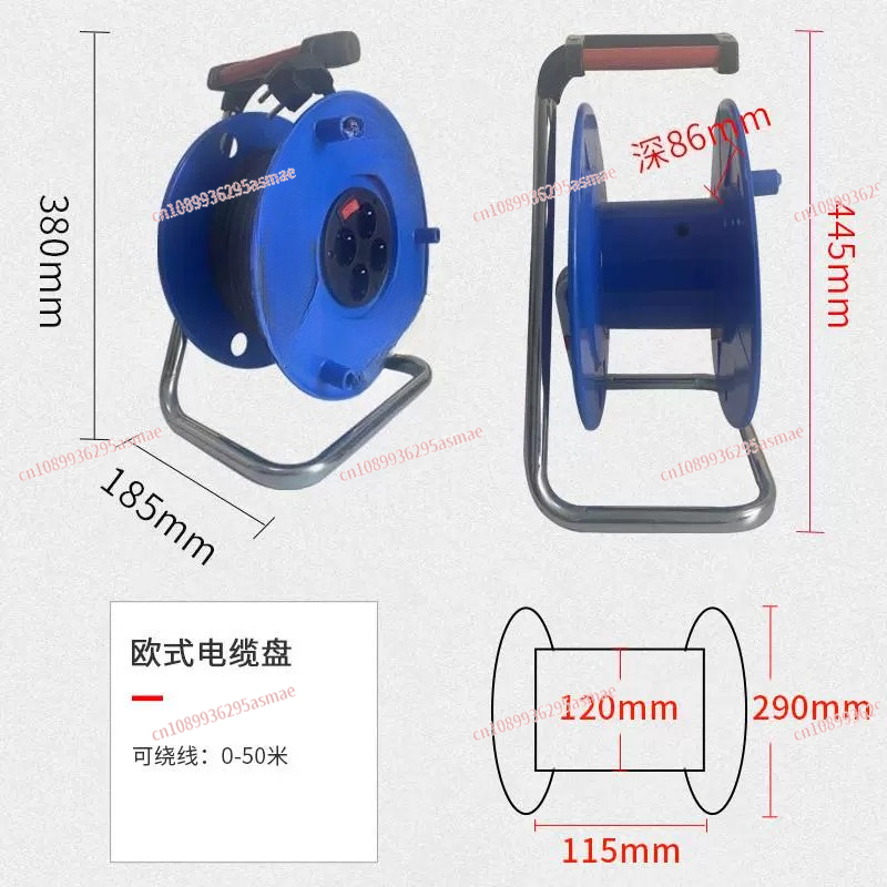بكرة كابل خارجية 20 م 30 م 50  - مراجعة Outdoor Power Reel وسعره