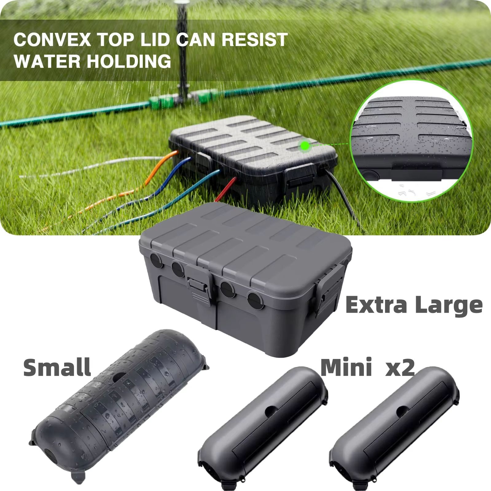 صندوق كهربائي خارجي كبير مقاوم - مراجعة Outdoor Power Strip With Cover وسعره