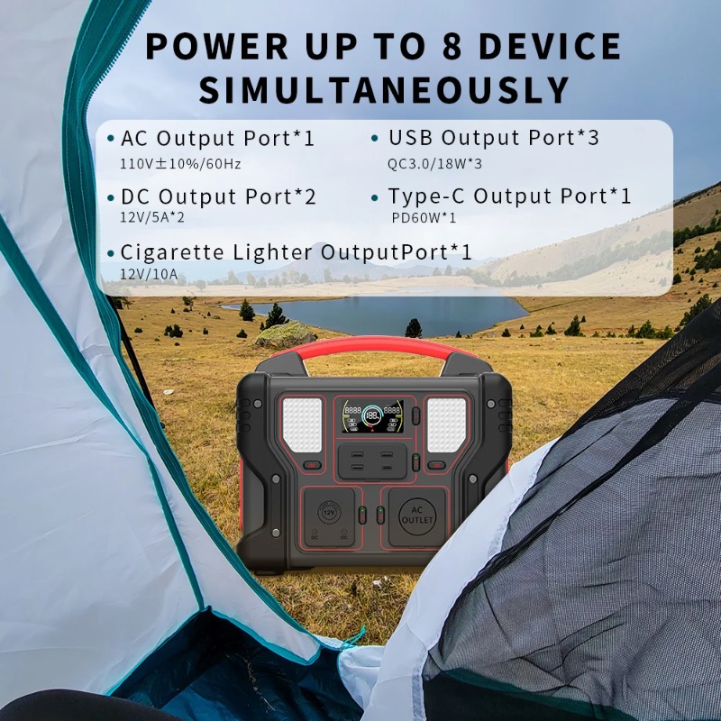 محطة طاقة محمولة عالية الجودة  - مراجعة Quality Outdoor Power وسعره