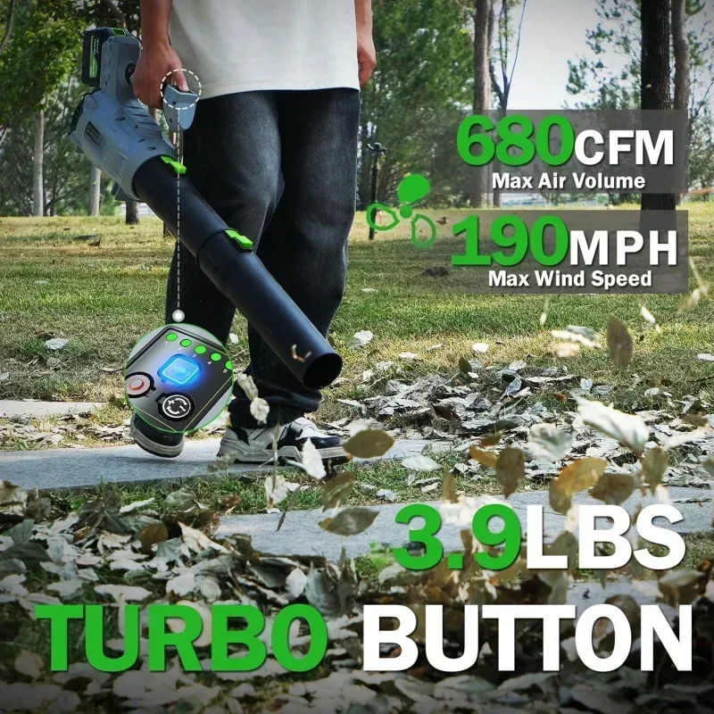 منفاخ أوراق لاسلكي جديد، 21 فو - مراجعة Leaf Blower Cordless وسعره