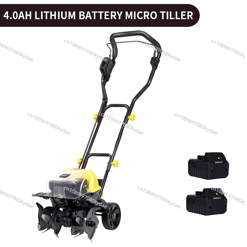 محراث دوار صغير يعمل ببطارية ل - مراجعة Garden Tiller Mini وسعره