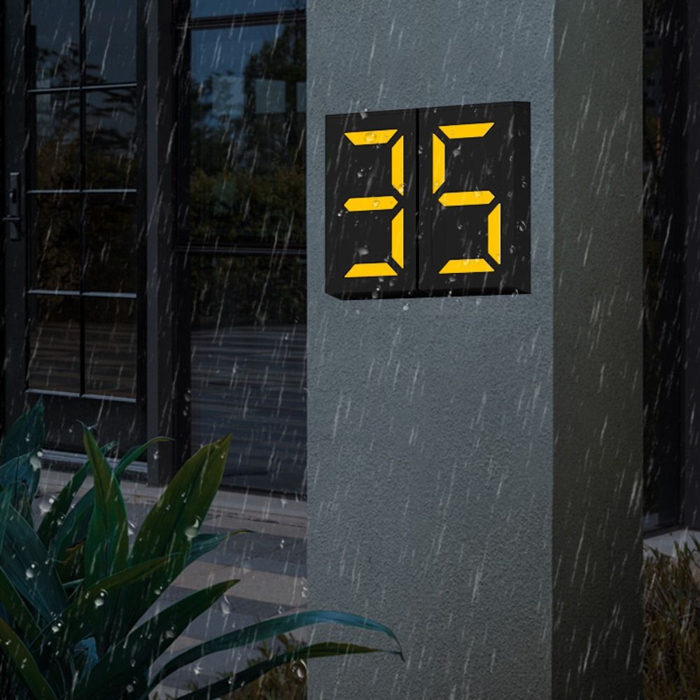 مصباح رقم المنزل بالطاقة الشمس - مراجعة Outdoor Power Number وسعره