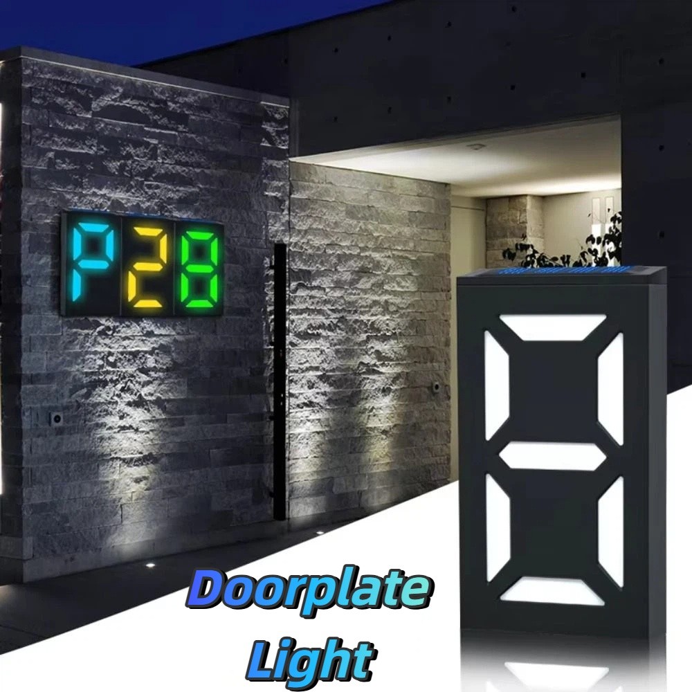 مصباح رقم المنزل بالطاقة الشمس - مراجعة Outdoor Power Number وسعره