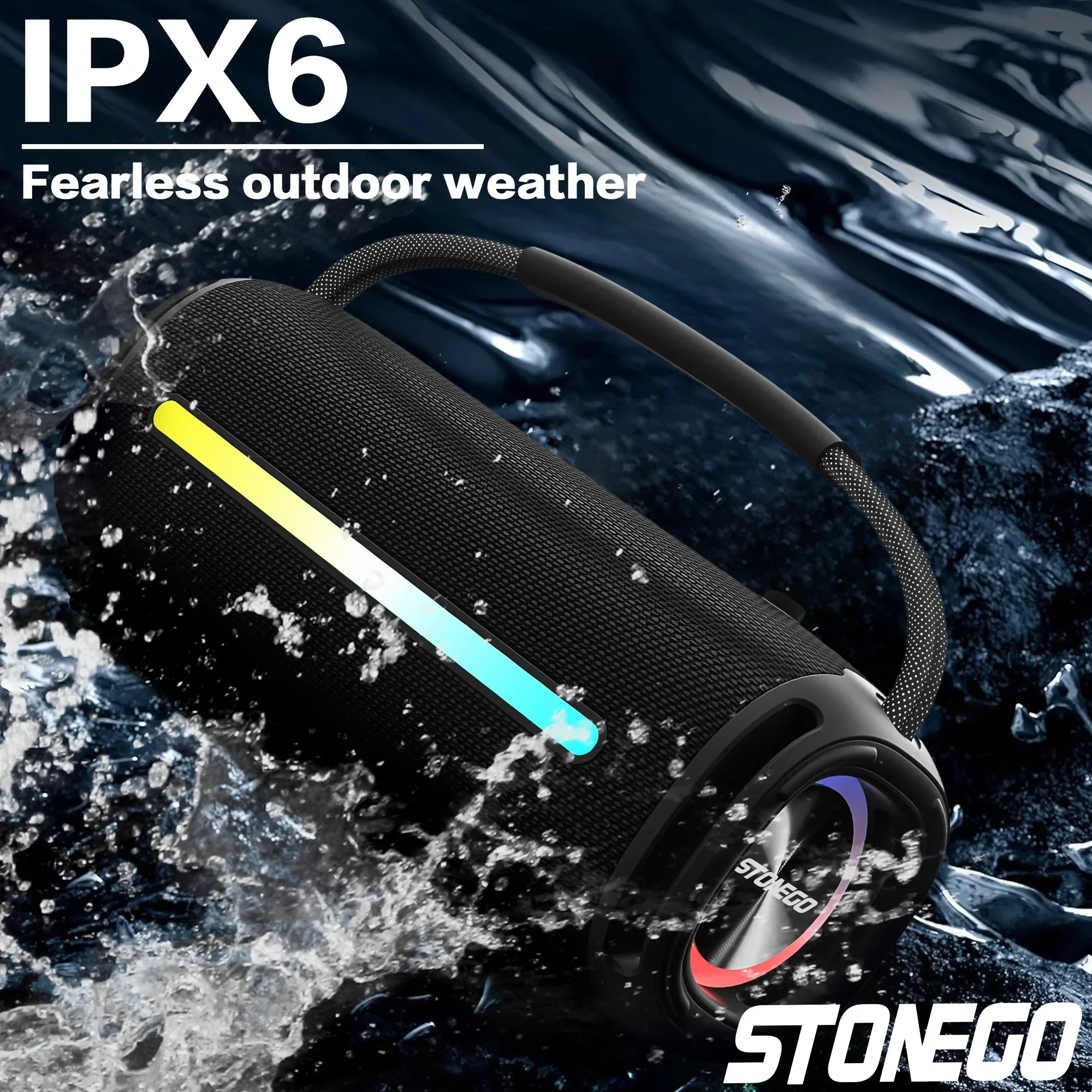 مكبر صوت بلوتوث 5.3 لاسلكي محم - مراجعة Quality Outdoor Power وسعره
