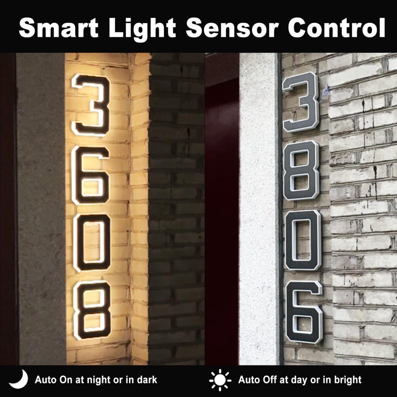 لافتة رقم المنزل بالطاقة الشمس - مراجعة Outdoor Power Number وسعره