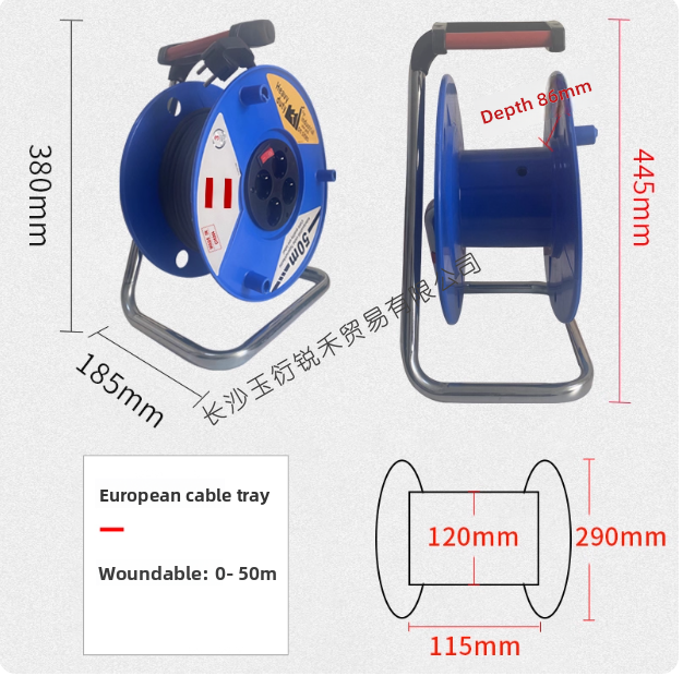 بكرة كابل خارجية 20 م 30 م 50  - مراجعة Outdoor Power Reel وسعره
