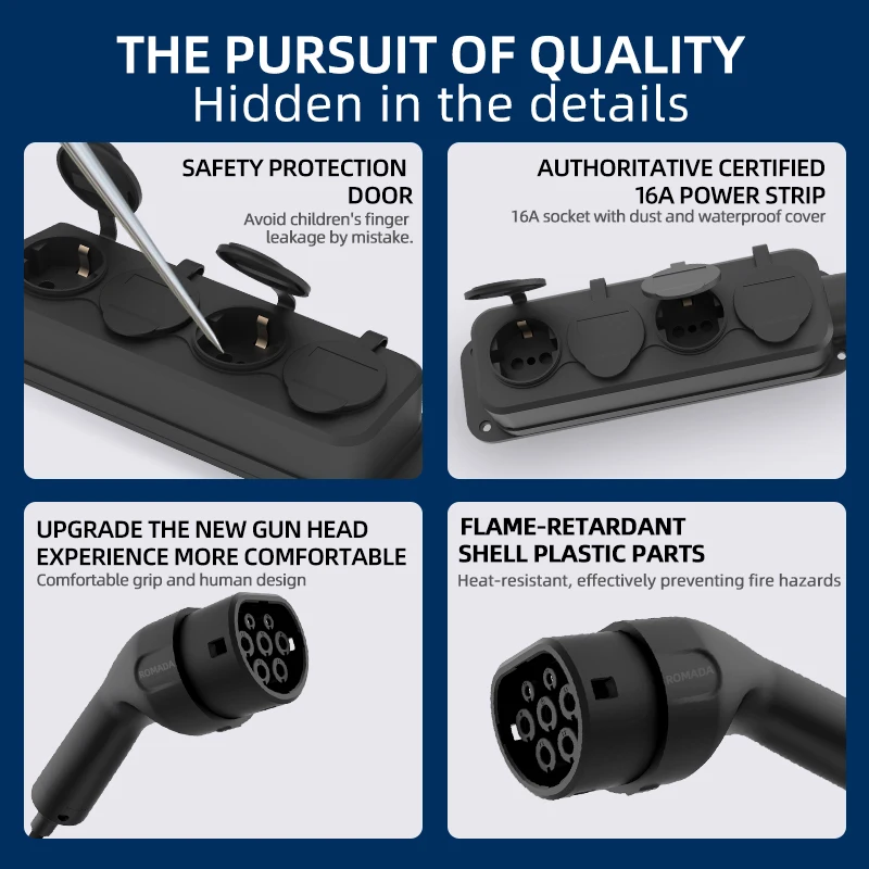 كابل محمول 16 أمبير 4 كيلو واط - مراجعة Outdoor Power Parts وسعره