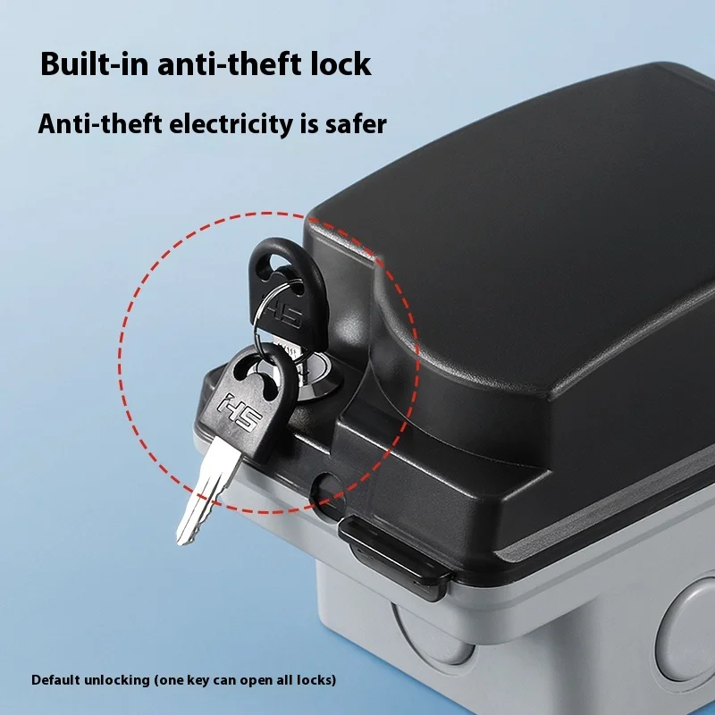 صندوق مقاوم للماء للاستخدام ال - مراجعة Outdoor Power Socket With Lock وسعره