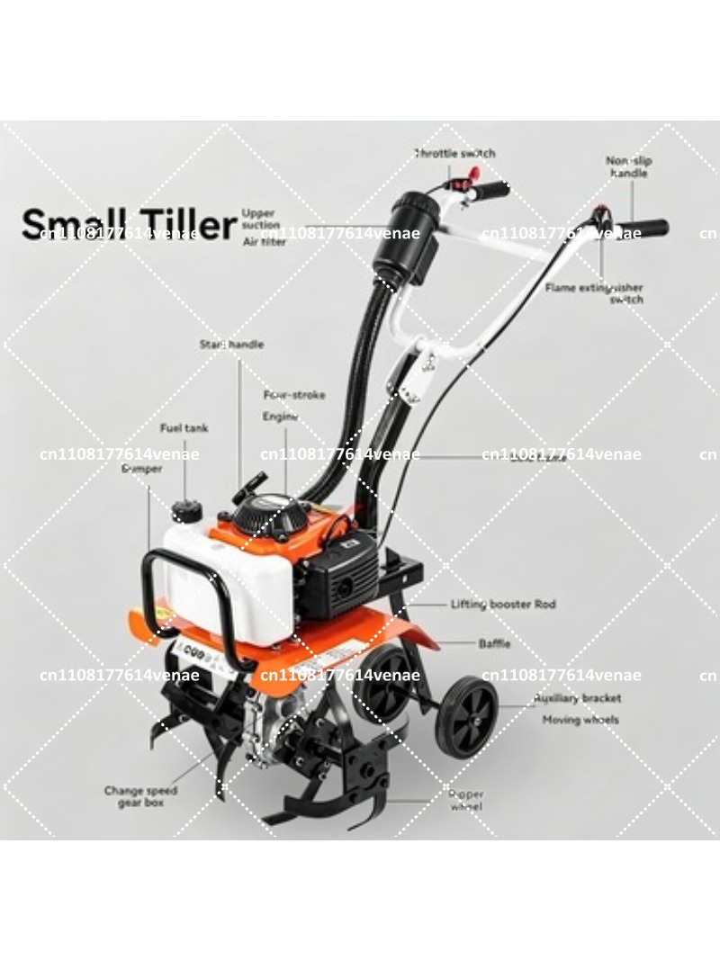 محراث صغير للحدائق، آلة تفكيك  - مراجعة Garden Tiller Mini وسعره