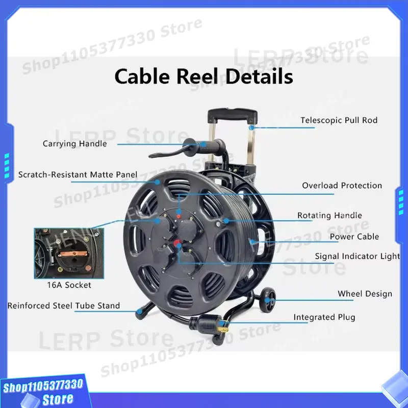 كابل تمديد شديد التحمل بطول 25 - مراجعة Outdoor Power Reel وسعره