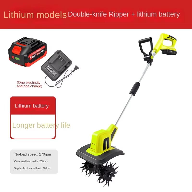 محراث كهربائي معتمد من CE بقدر - مراجعة Garden Tiller Mini وسعره