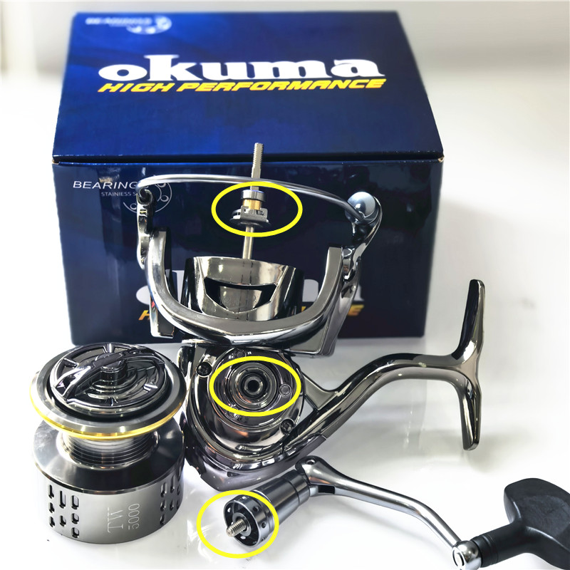 بكرة صيد أوكوما معدنية بالكامل - مراجعة Outdoor Power Reel وسعره